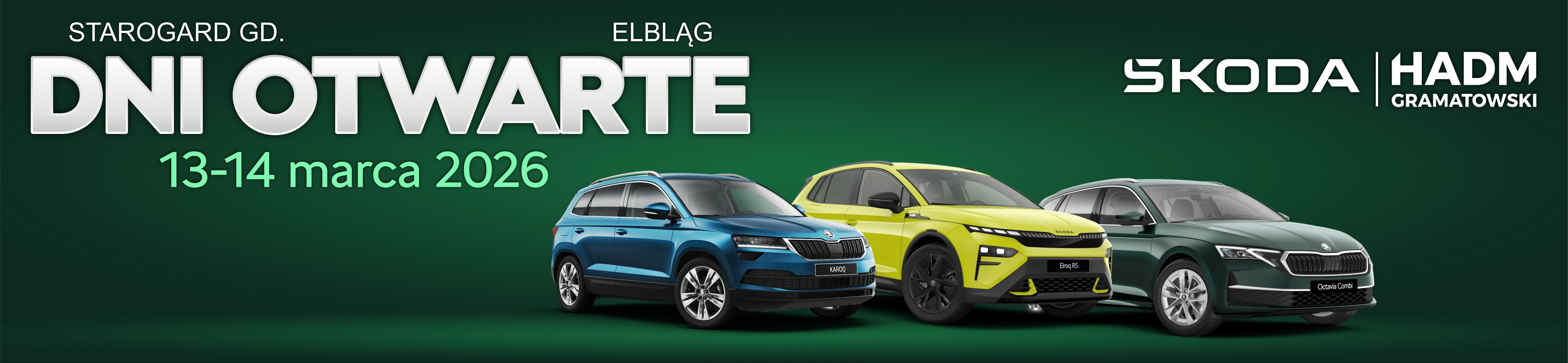 Dni Otwarte w Škoda HADM Gramatowski – rozgość się w Škodzie Drive