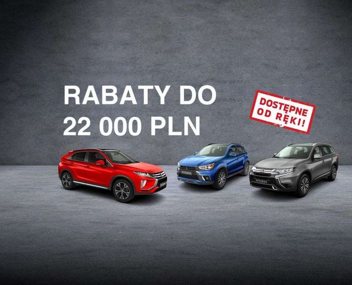 MITSUBISHI - KOŃCZYMY WYPRZEDAŻ ROCZNIKA 2018