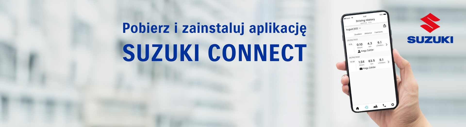 Aplikacja Suzuki Connect