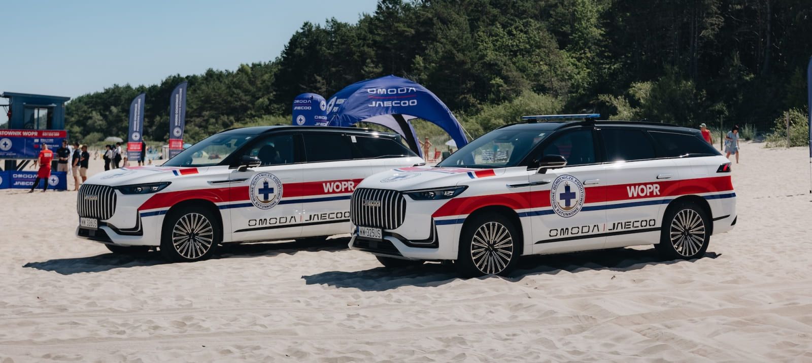 JAECOO 8 Super Hybrid - SUV dla ratowników WOPR