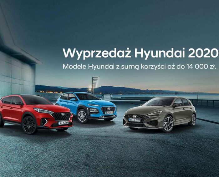 HYUNDAI WYPRZEDAŻ ROCZNIKA 2020