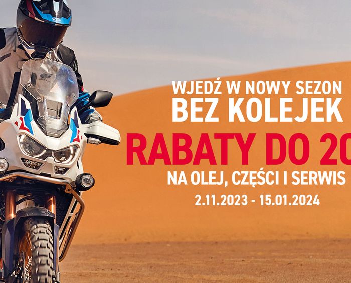 SERWIS HONDA - ZIMOWY PRZEGLĄD MOTOCYKLI