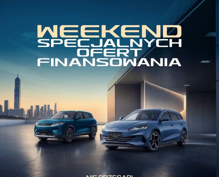 BYD Weekly Event! Weekend Specjalnych Ofert Finansowania 25-26 września!