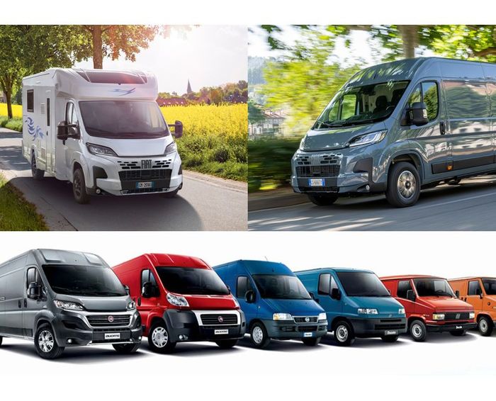 Fiat Ducato świętuje 45 lat - historia bestsellera i aktualna oferta w Grupa Gezet!