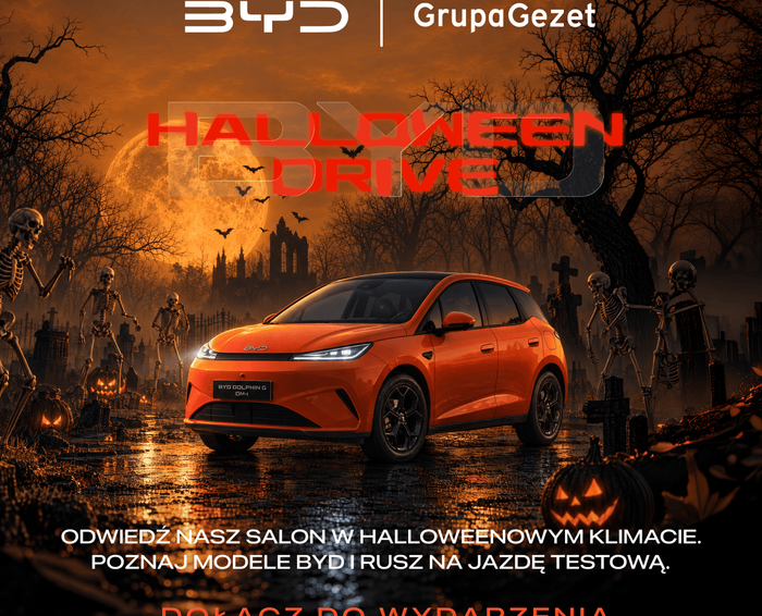 BYD Halloween Drive 2026! 30-31 października! Jazdy testowe, konkurs i halloweenowe emocje w Gorzowie i Pile!