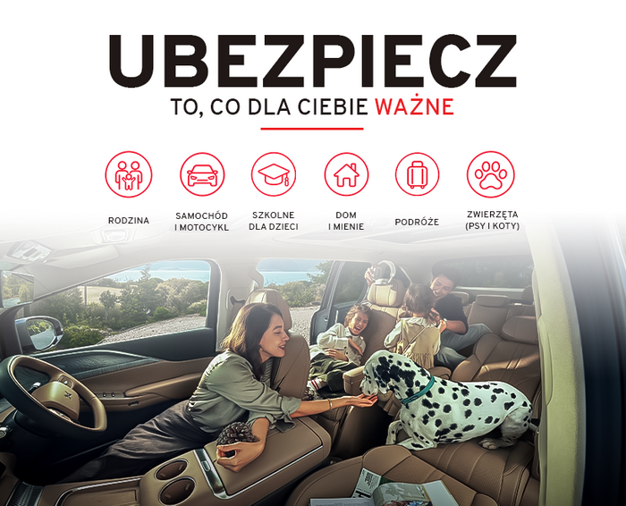 Ubezpieczenia w Grupie Gezet - nie tylko samochód. Sprawdź, co możesz ubezpieczyć w naszych salonach!