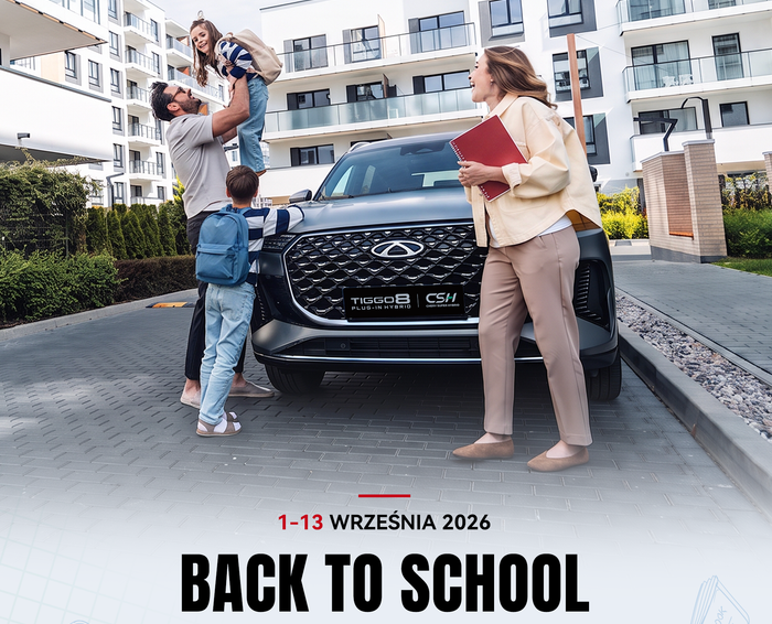Back to School z CHERY Gezet - zamów samochód i odbierz go z pełnym bakiem!