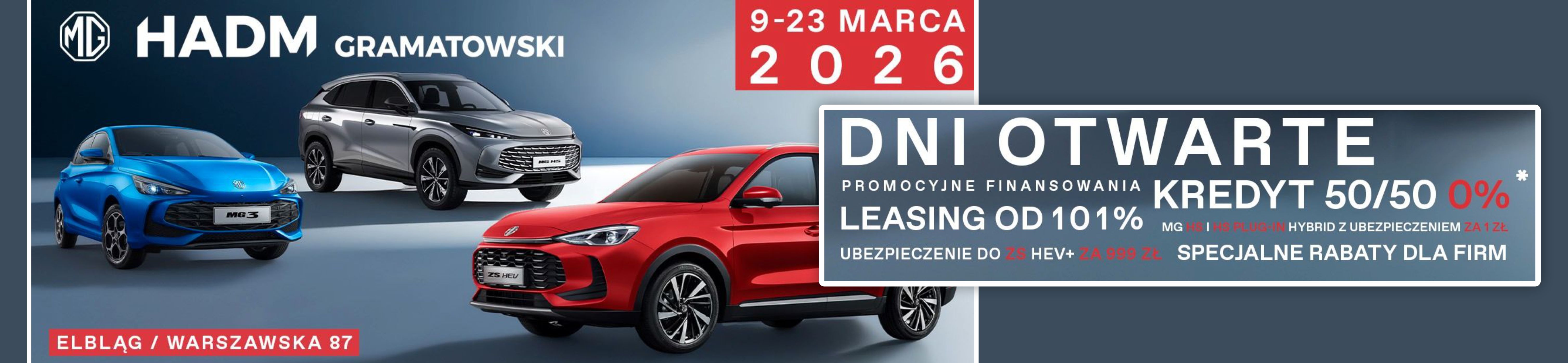 Pierwsze urodziny MG HADM Gramatowski w Elblągu – świętuj z nami podczas Dni Otwartych 9-23 marca!