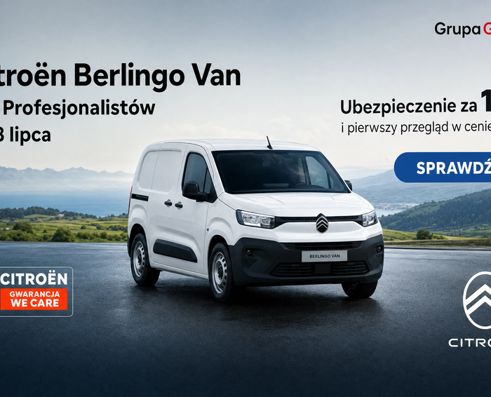 Dni Profesjonalistów Citroën w Grupie Gezet - specjalna oferta na samochody dostawcze od 6 do 18 lipca 