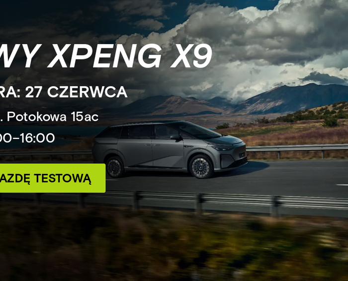 XPENG X9 w Gdańsku! Poznaj elektrycznego vana klasy premium podczas wyjątkowego roadshow!