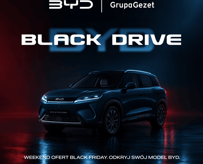 BYD Black Drive! Wyjątkowy Black Friday w salonach Grupy Gezet już 27 i 28 listopada!
